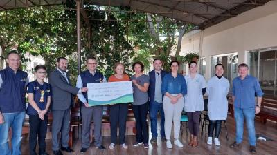 LS: Rotary Clube promoveu o repasse de mais de 9 mil reais para a Casa de Repouso São Francisco Xavier